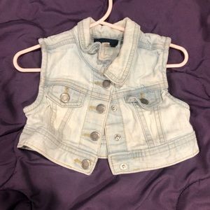 Babygirl jean vest
